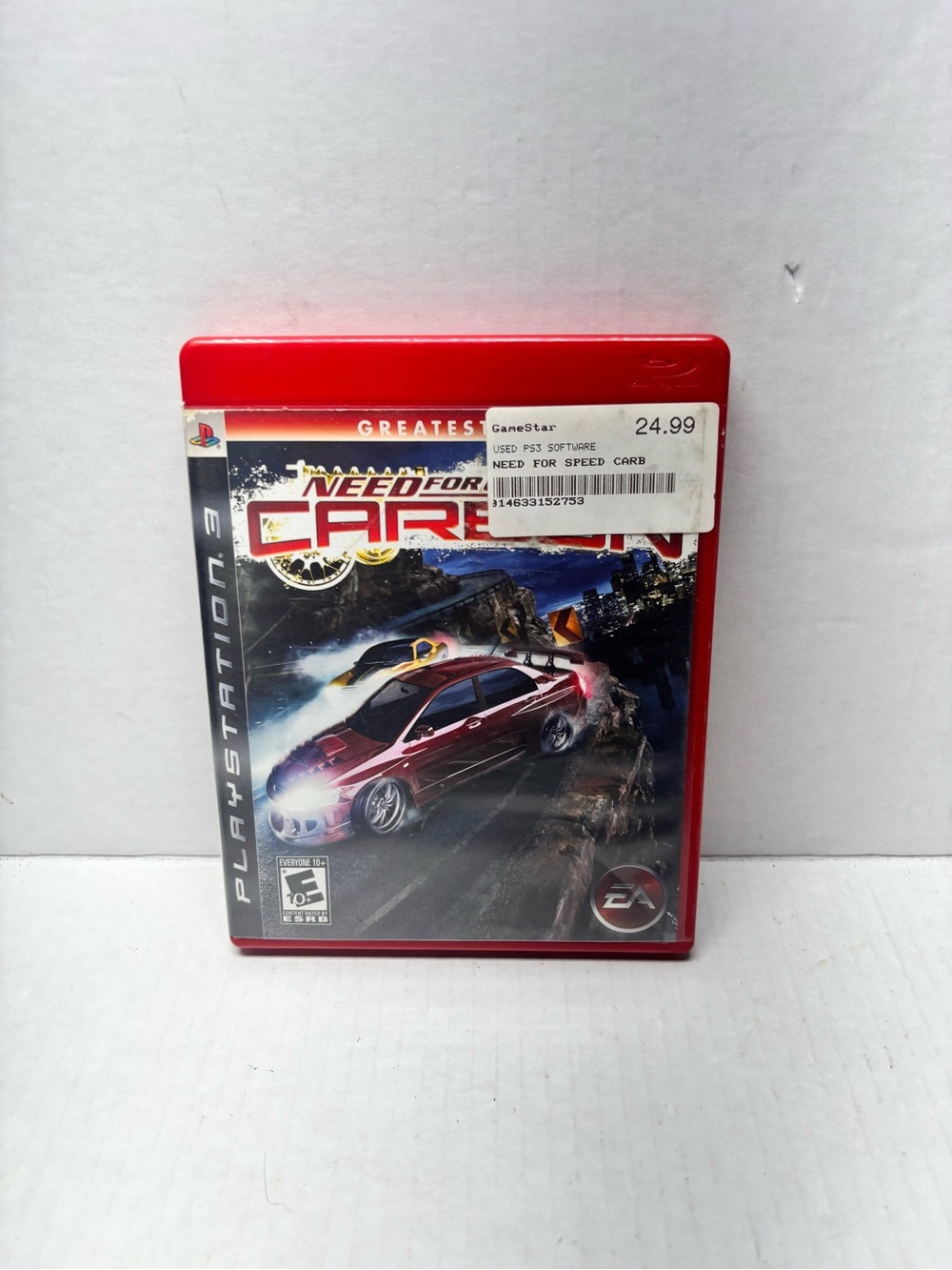 Sony PlayStation 3 Need for Speed Carbon - Red Case